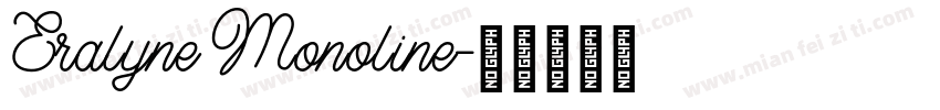 Eralyne Monoline字体转换
